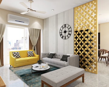 Compact Contemporary Living Room